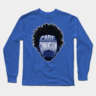 Cade Cunningham Detroit Player Silhouette Long Sleeve T-Shirt